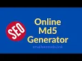 How to Generate Online Md5 Smallseotools