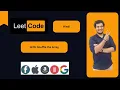 Shuffle the Array Leetcode JAVA Hindi Explanation Live Coding