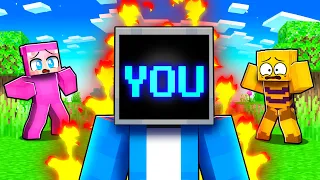 YOU Become TeeVee in Minecraft!