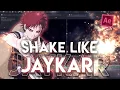 Shake Like J A Y K A R After Effects Tutorial Free Project File