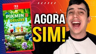 FINALMENTE ESSE GAME CHEGOU AO SWITCH 2! - PIKMIN 3 DELUXE EM 4K