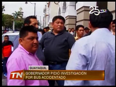 Gobernador pidió investigación por bus accidentado