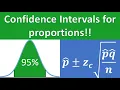 One Sample Proportion Confidence Interval