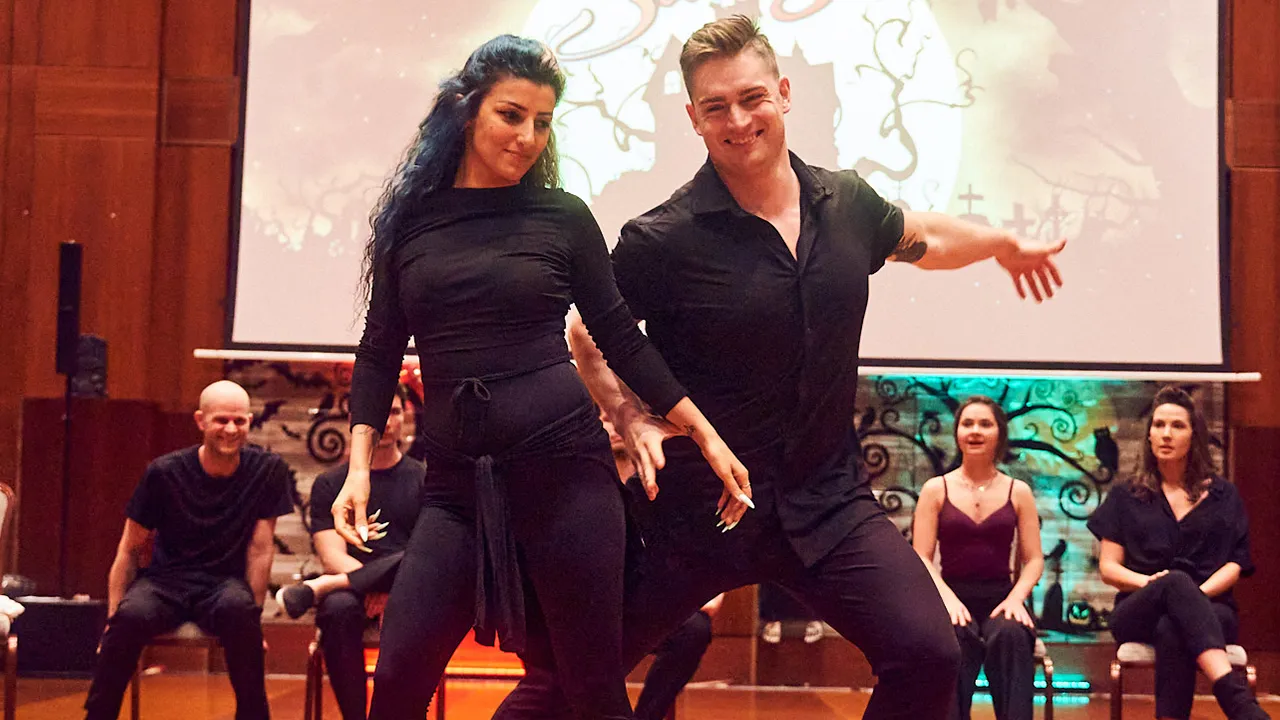 Rolf Eirik Hegrand & Karin Kakun "Bang Bang" - Pro Jack&Jill - Warsaw Halloween Swing 2022
