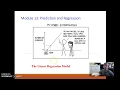 Module 13 - The Linear Regression Model