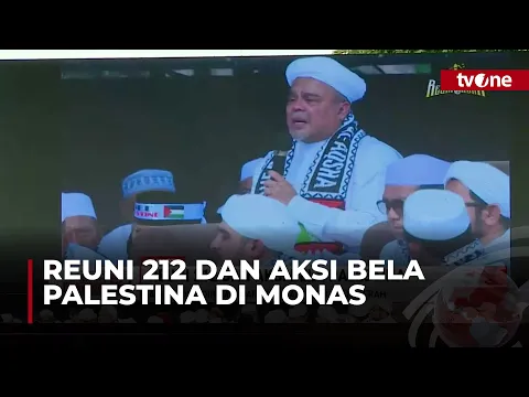 Ribuan Orang Hadiri Reuni Aksi 212 di Kawasan Monas