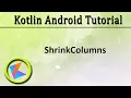 Kotlin Android Tutorial TableLayout Dynamically