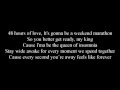 Janet Jackson - "No Sleeep" Feat. J. Cole ( lyrics )