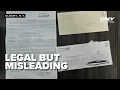 Legal but misleading Homeowners warned about property record letters