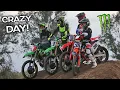 RIDING WITH PROFESSIONAL SUPERCROSS RIDERS AT MY HOUSE