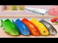 Download Lagu Top of Seafood Recipes 🐙 Miniature Fried Octopus And Fish with Korean Sauce 😎 Mina Mini Kitchen