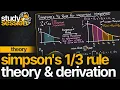 Simpson s Rule Theory Derivation Numerical Methods