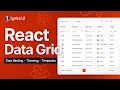 React Data Grid Tutorial Data Binding Theming Templates with Ignite UI for React
