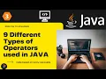 9 Different Operators in JAVA Arithmetic operators Java Part 3