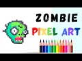 How to Draw a ZOMBIE - Hand Drawn Pixel Art