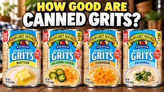CANNED GRITS?! I Had to Try These! - WHAT ARE WE EATING??
