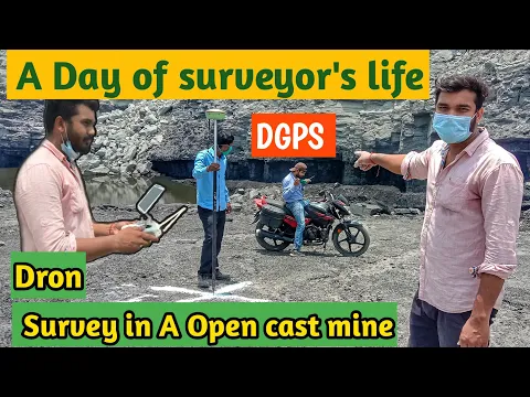 Download MP3 #vlog49 A day of surveyor's life||Drone survey||DGPS survey|Indian Open cast mine||aadi the explorer