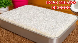 BOLO GELADO DE COCO - RECEITA ESPECIAL