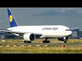 4K Plane spotting at Frankfurt airport - 777 MD-11 747 etc