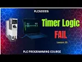 PLC Timer Tutorial On-Delay Off-Delay Retentive Timer RSLogix 500 Lesson 5