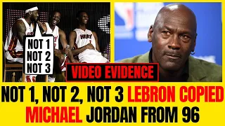 Lebron James Copied Michael Jordan from 96 Celebration EVIDENCE