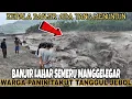 SEMERU NGAMUK‼️ ASLI KEPALA BANJIR LAHAR SEMERU TERLIHAT ADA YANG MENUNTUN || Warga Panik Semua😨