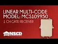 Multi-Code MCS109950 1099-50 1-channel 12-24V Gate Receiver