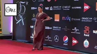 اسماء جلال فى صدارة قائمة افضل اطلالات الجونة لليوم الرابع 