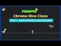 Dino clone game with pygame PART 1 Game window scrolling background in pygame
