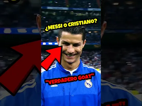Sabias que? El "VERDADERO GOAT" es, ¿Messi o Cristiano?"😱 #futbol #messi #cristianoronaldo
