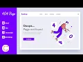 UI Design using Html Css Js and Bootstrap 404 Page UI Design UI Design Coding ASMR