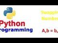 Python tutorial - Program to swap two numbers with or without using third variable