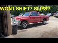 Fixing a Dodge Transmission that won t shift