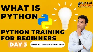 Python Training Learn Full PYTHON Course for Beginners Python Course Day 3 English batch