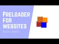 Preloader for websites with html and css step by step CodeBreakers