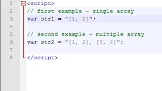 javascript convert string array to array