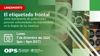 Lanzamiento del Etiquetado frontal como instrumento de política
