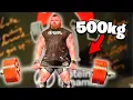 1102lb 500kg Deadlift World Record ft Eddie Hall