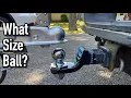 Do we really need three different trailer hitch balls for towing a trailer