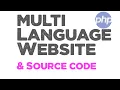 Multi language website using PHP tutorial source code Quick programming