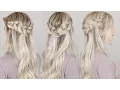 Half-Up Dutch Crown Braid Hairstyle SIMPLE EASY