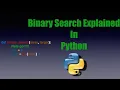 Binary Search Algorithm With Python Easy