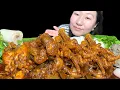 Download Lagu Chicken Parts, Thigh, Gizzards, Feet Curry |  Banana Stem Eromba And Raw Veggies Mukbang