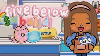 I Built FIVE BELOW in Toca Life World! 💵⭐️ (Toca Boca)