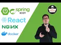 How to use Docker to dockerize a Spring Boot application React app NginX proxy Docker Compose