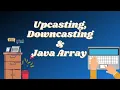 1 Upcasting and Downcasting in Java Java Array - By Srikant
