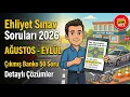 Ehliyet Sinav Sorulari 2026 Agustos - Eylul Cikmis Sorular