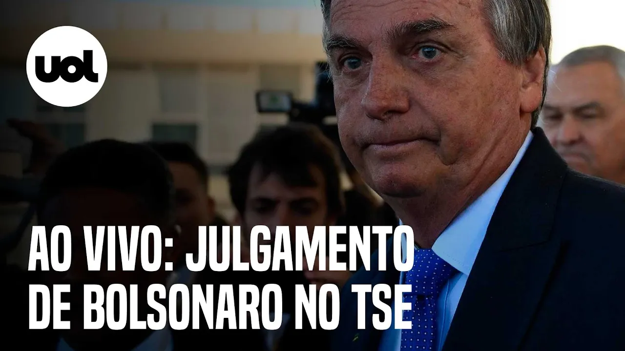 ???? Julgamento de Bolsonaro ao vivo: TSE analisa ação que pode deixar ex-presidente inelegível