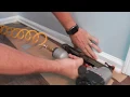 Installing shoe moulding