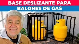 Cómo hacer un gabinete para balones de gas deslizante